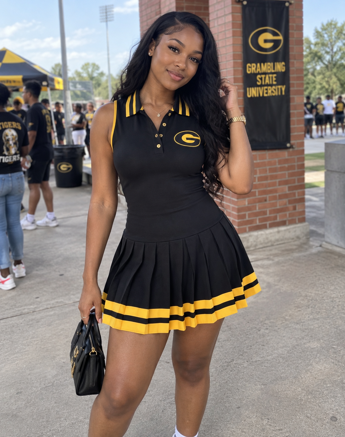 Grambling State University Black and Gold Golf / Tennis Dress
