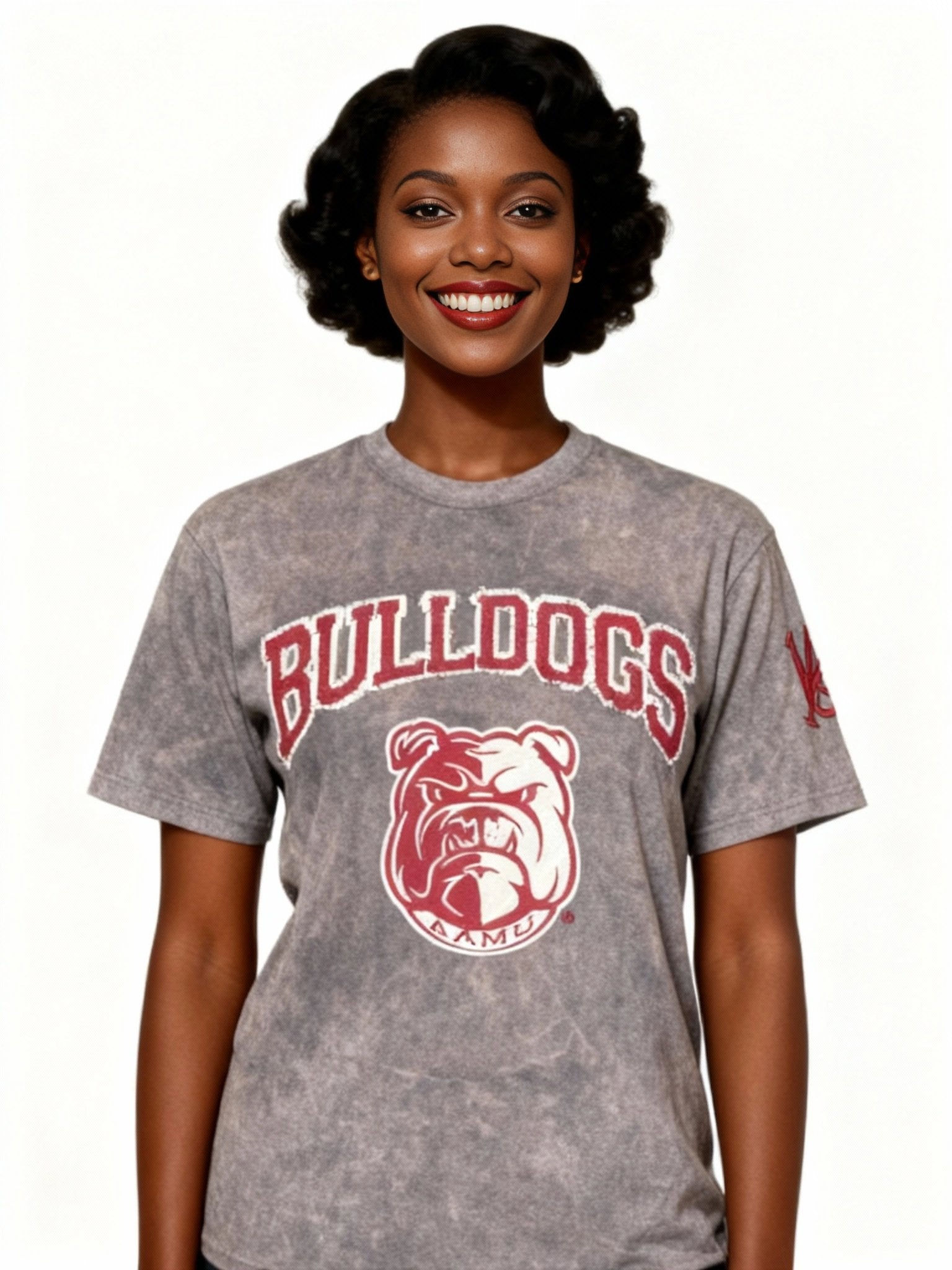Alabama A&M Bulldogs HBCU Embroidered and Distressed Twill Tee Winters Industries