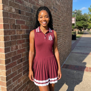 Alabama A&M University (AAMU) Maroon and White Golf / Tennis Dress Winters Industries