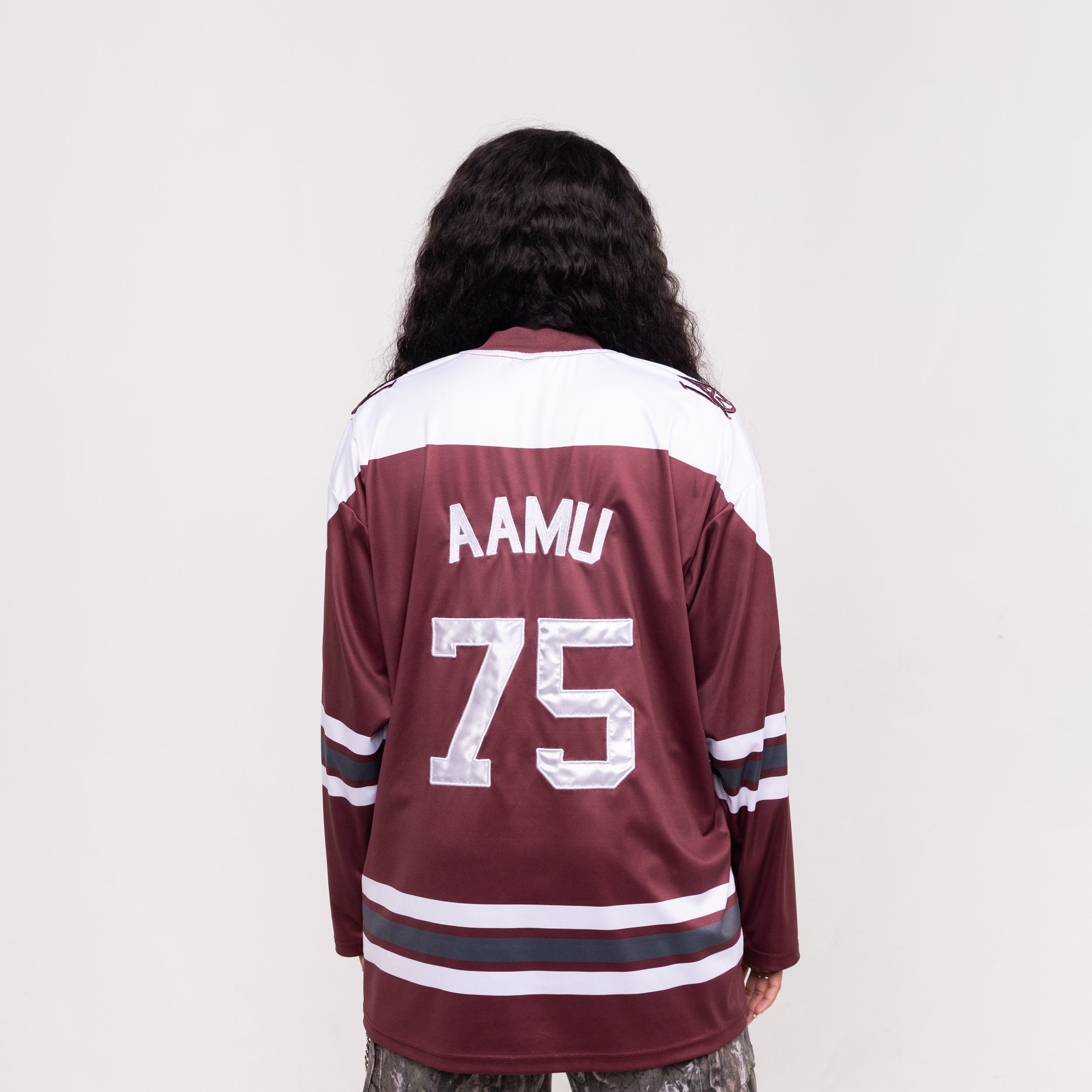 Alabama A&M University HBCU School Spirit Hockey Jersey Winters Industries
