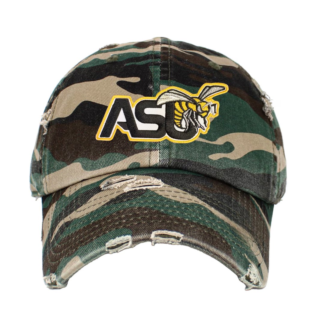 Alabama State University (ASU) HBCU Distressed Cap Winters Industries