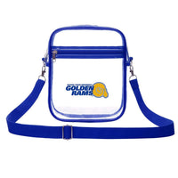 Albany State University HBCU Clear Stadium Bag with Blue Trim