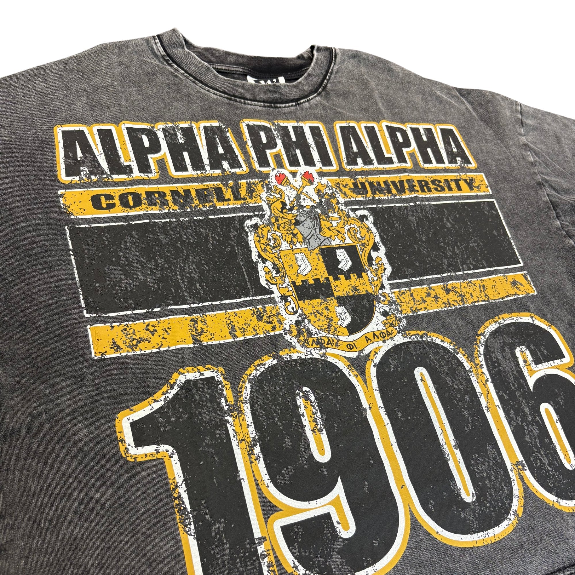Alpha Phi Alpha Acid Wash Box Tee Winters Industries