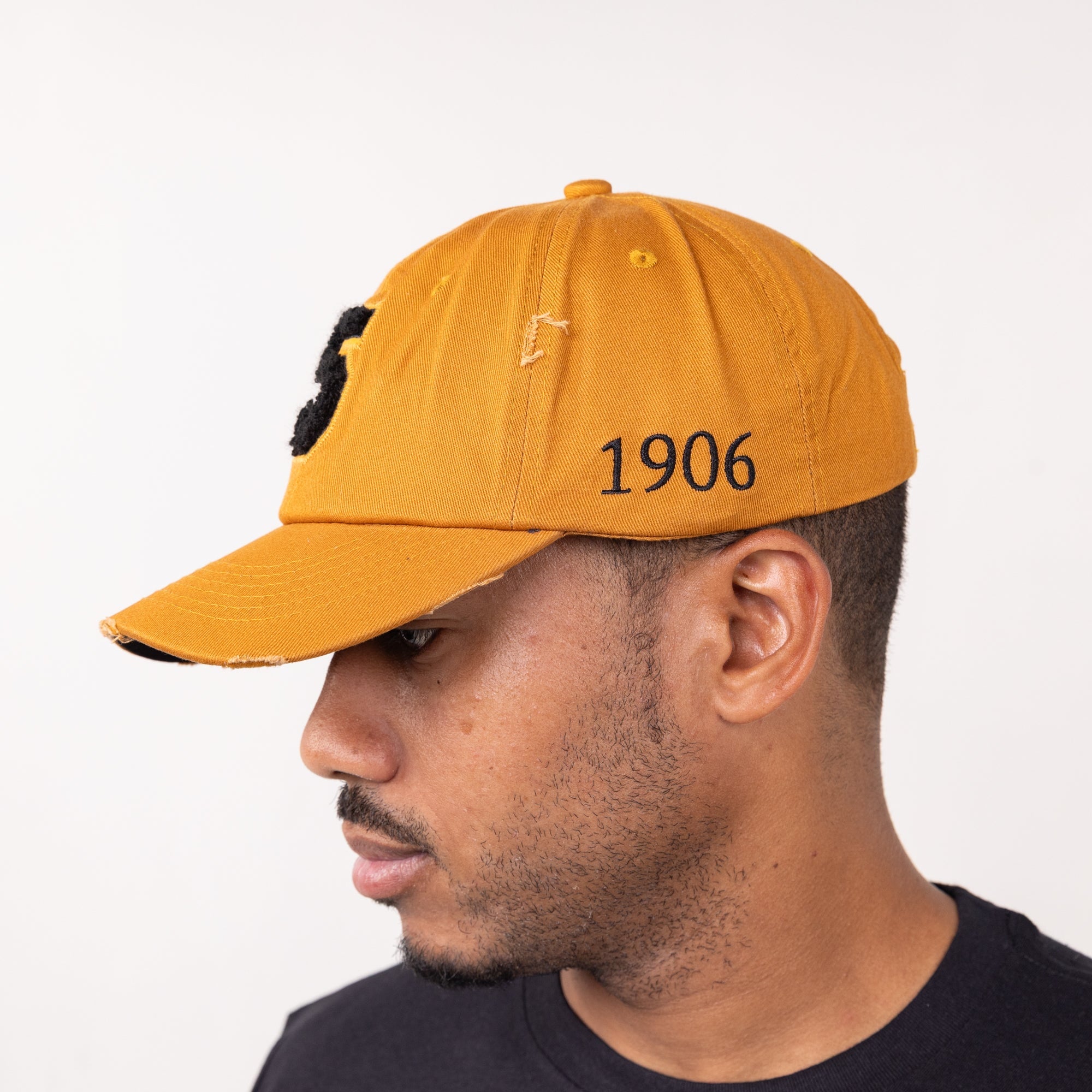 Alpha Phi Alpha Chenille Cap Gold Winters Industries by Fully Promoted Mesquite