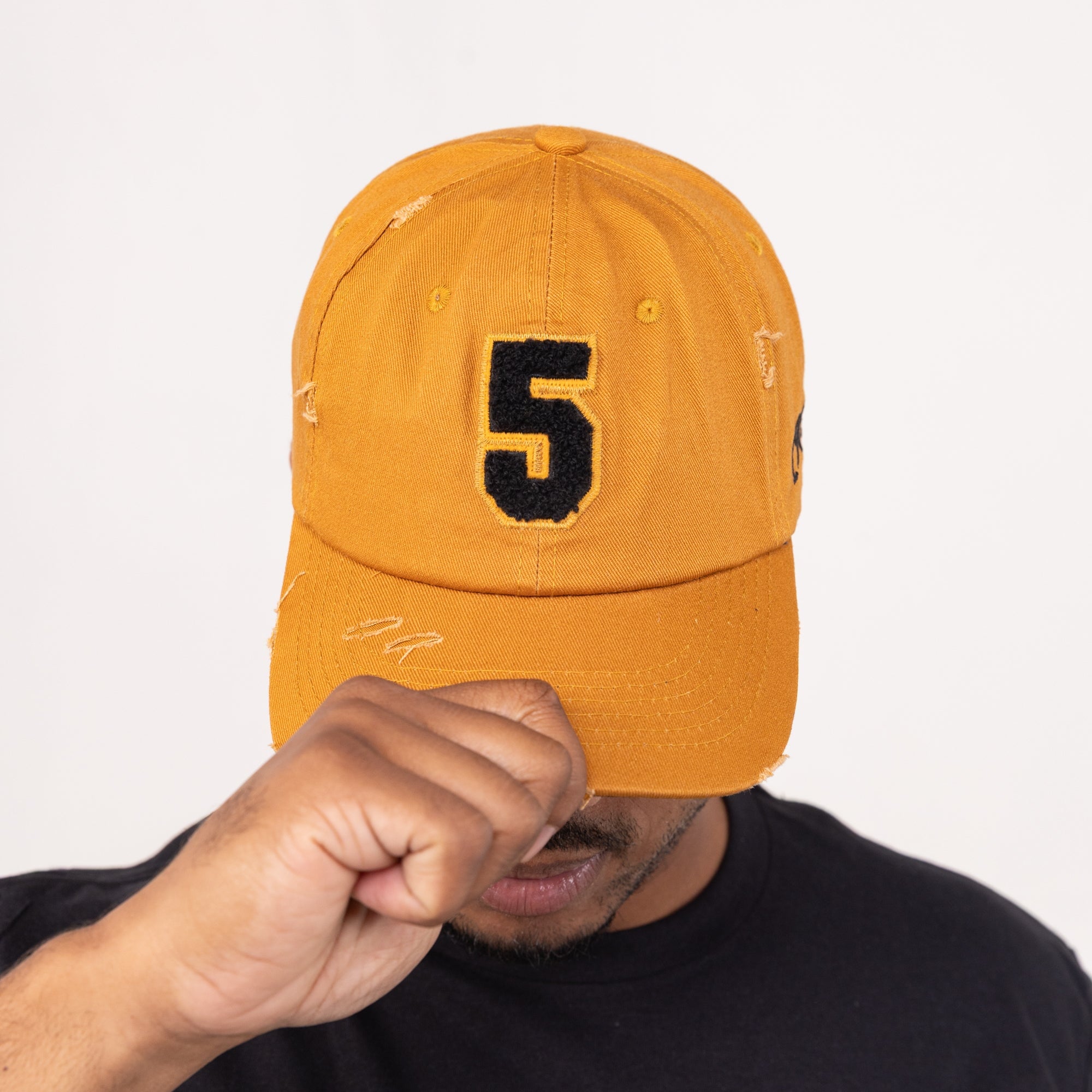 Alpha Phi Alpha Chenille Cap Gold Winters Industries by Fully Promoted Mesquite NUMBER 5