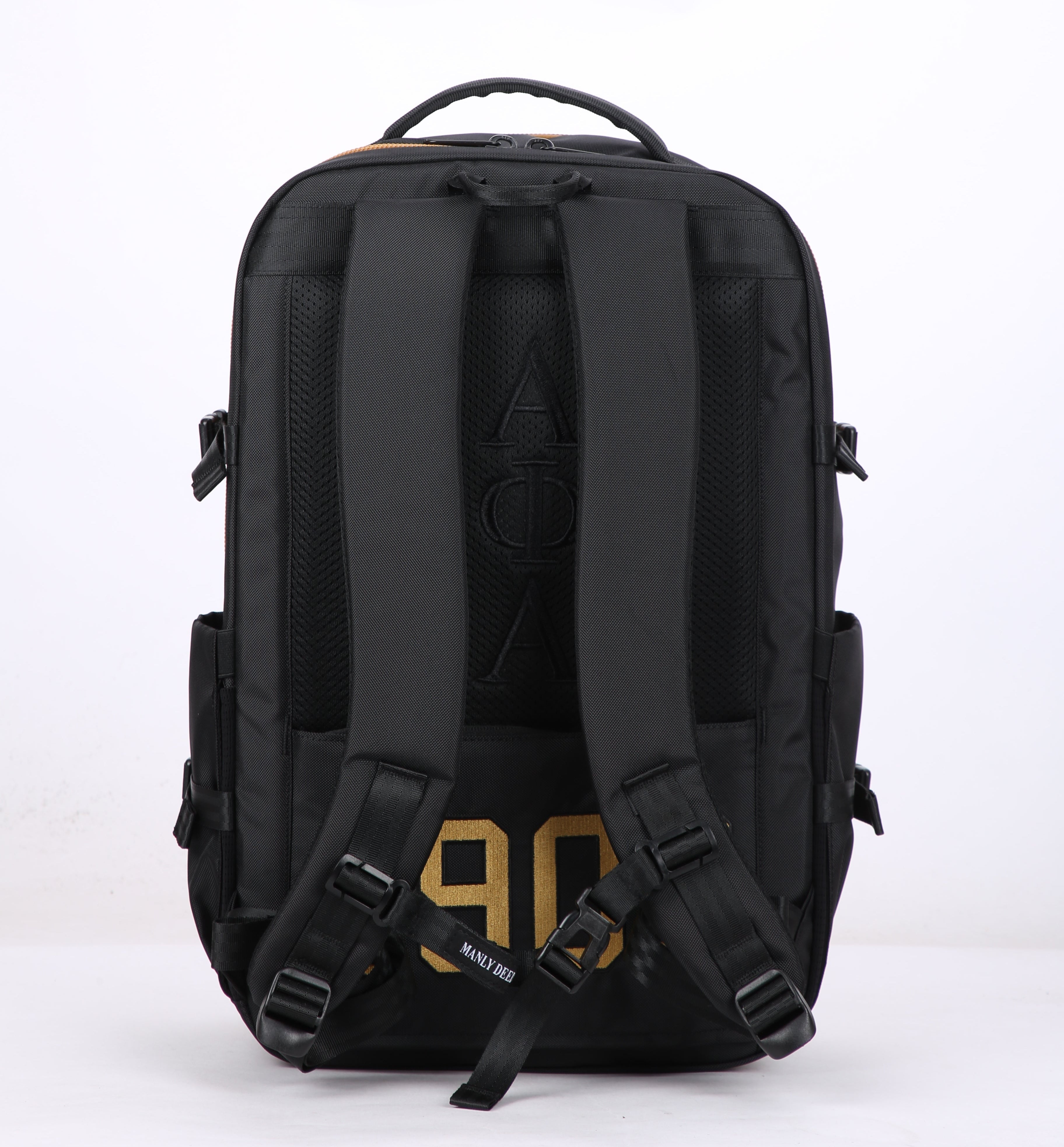 Alpha Phi Alpha Embroidered Black and Gold Backpack Winters Industries