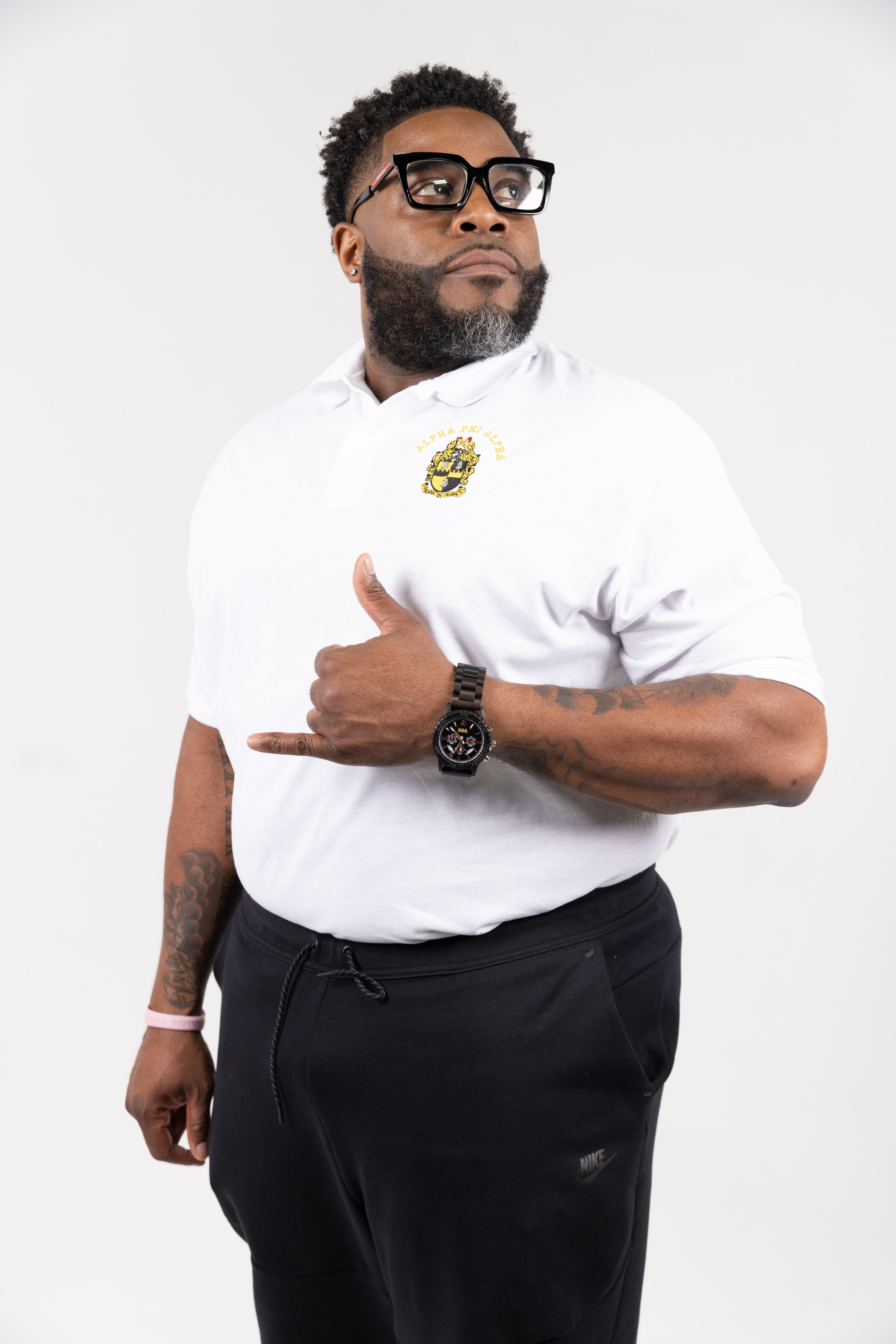 Alpha Phi Alpha Embroidered Polo