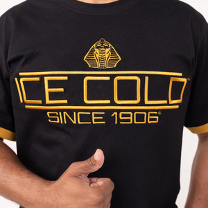 Alpha Phi Alpha "ICE COLD" Embroidered Tee Black Winters Industries by Fully Promoted Mesquite