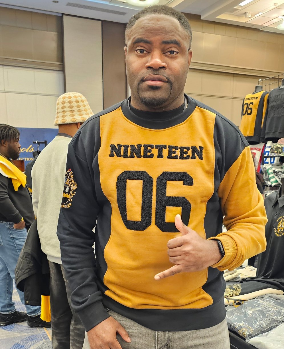 Alpha Phi Alpha Nineteen 06 Chenille and Embroidered Sweatshirt