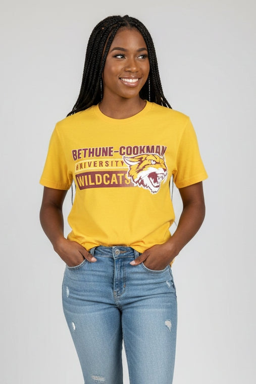 Bethune Cookman University HBCU BCU Wildcat Tee/Sweatshirt Winters Industries