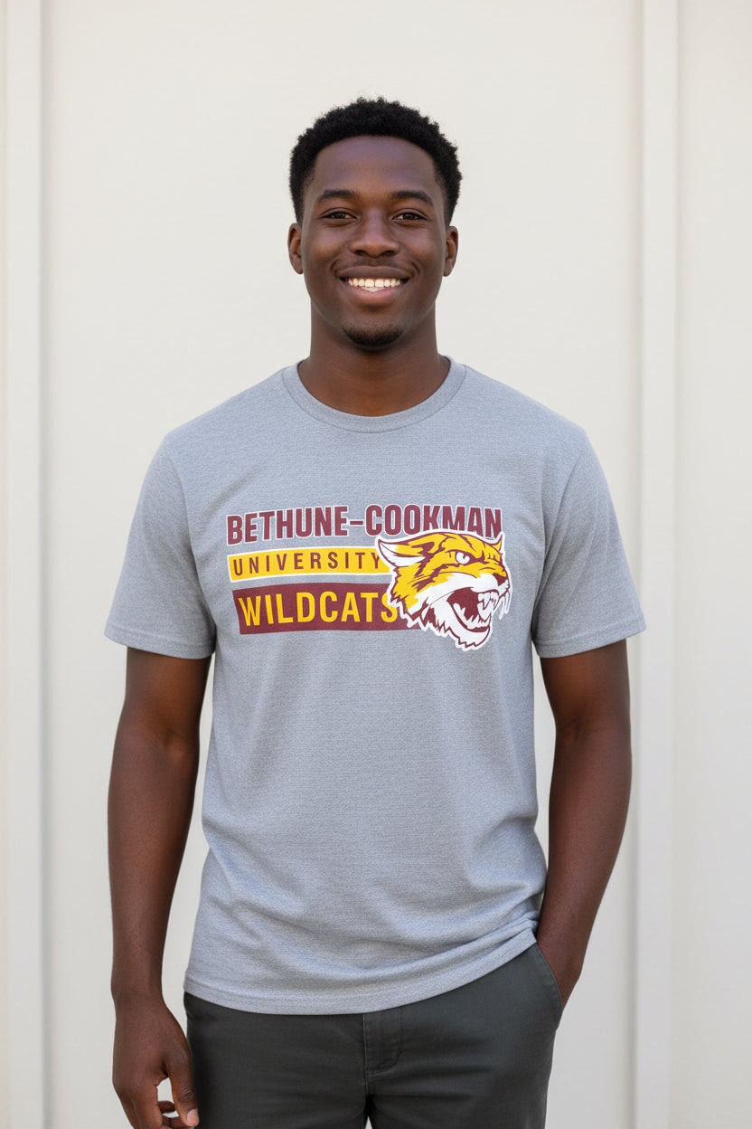 Bethune Cookman University HBCU BCU Wildcat Tee/Sweatshirt Winters Industries