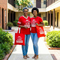 Delta Family Soror Canvas Tote Canvas Tote Winters Industries by Fully Promoted Mesquite Mother