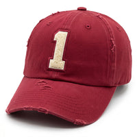 Delta Sigma Theta Crimson Chenille Cap Winters Industries