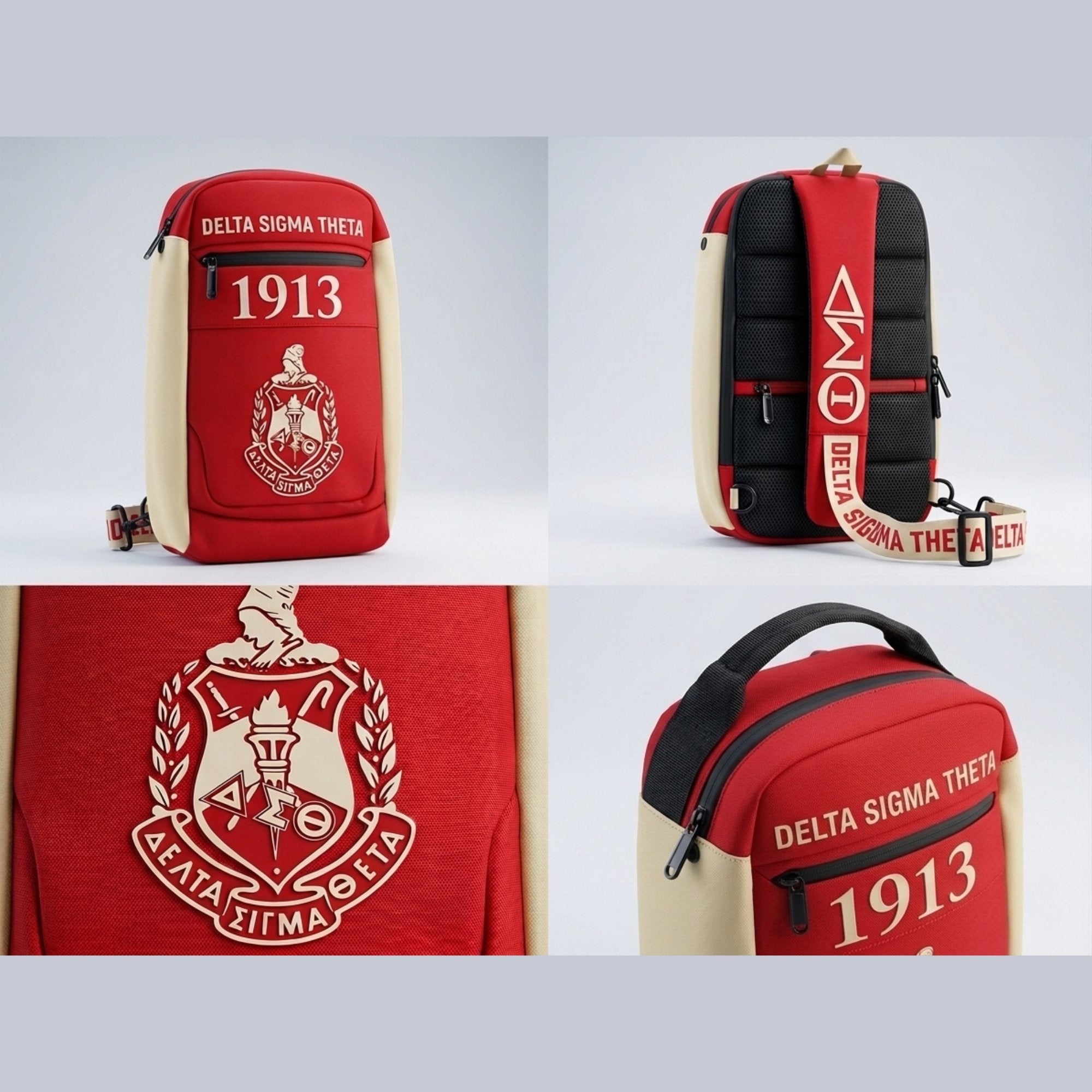 Delta Sigma Theta Crossbody Sling Bag Winters Industries