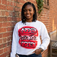 Delta Sigma Theta Custom Airbrush Sweatshirts Winters Industries