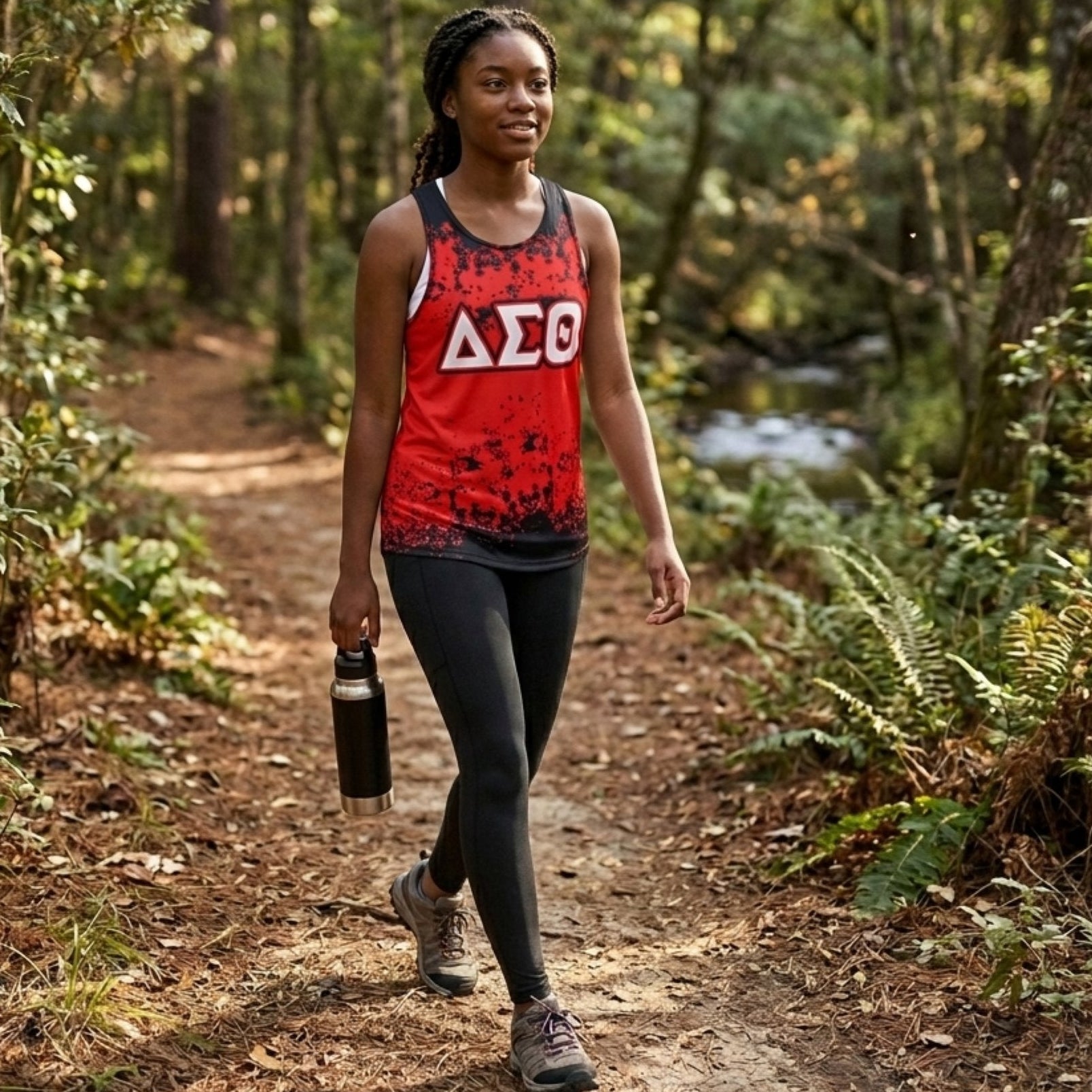 Delta Sigma Theta Dri-Fit Tank Top Shirts Winters Industries by Fully Promoted Mesquite