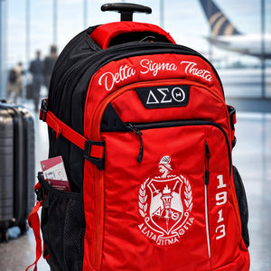 Delta Sigma Theta Embroidered Backpack/Trolley Bag Winters Industries by Fully Promoted Mesquite