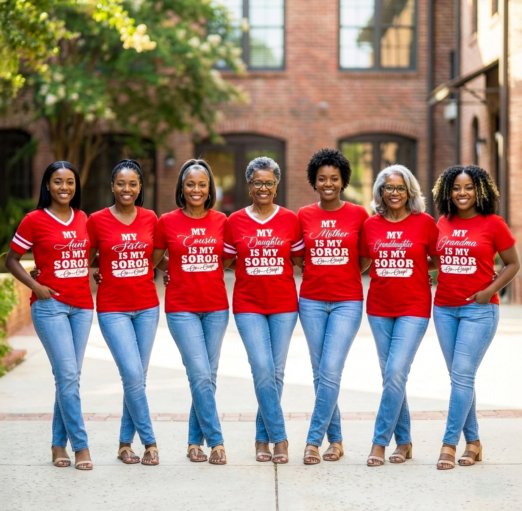 Delta Sigma Theta Family T-Shirt Shirts Winters Industries by Fully Promoted Mesquite