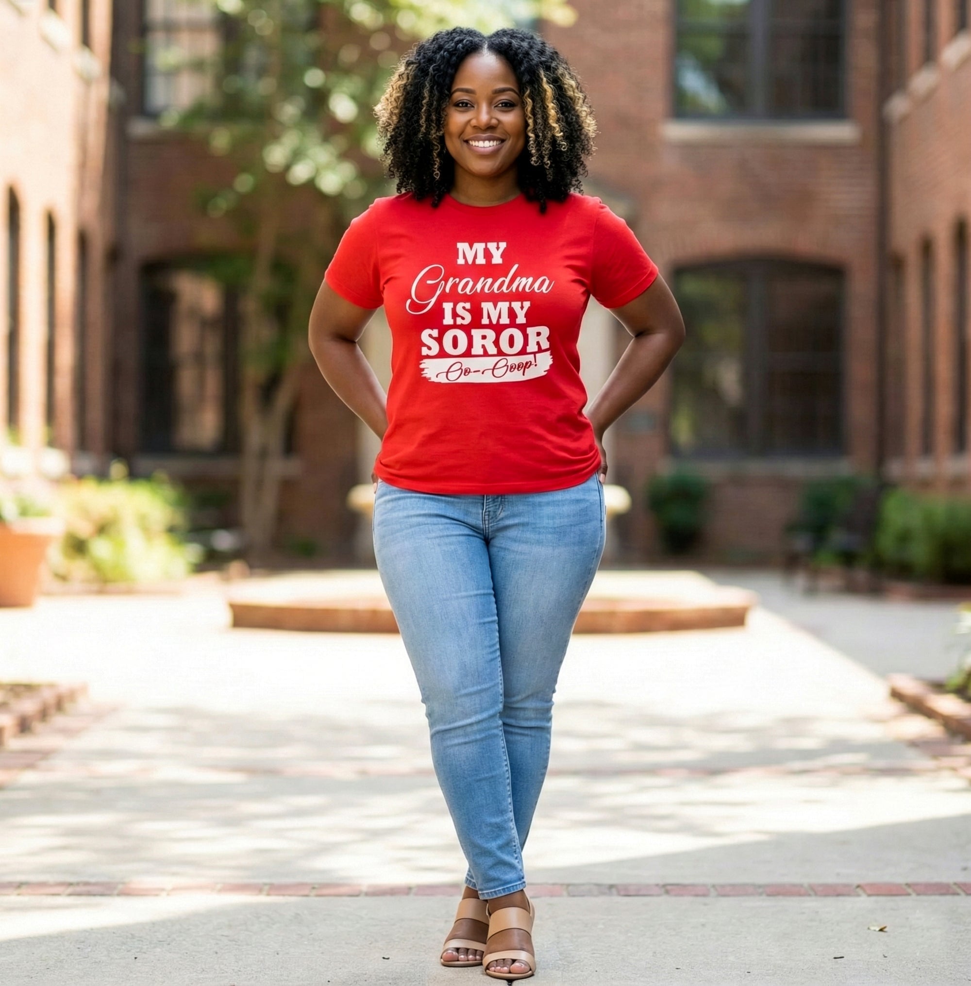 Delta Sigma Theta Family T-Shirt Shirts Winters Industries by Fully Promoted Mesquite S Grandma T-Shirt