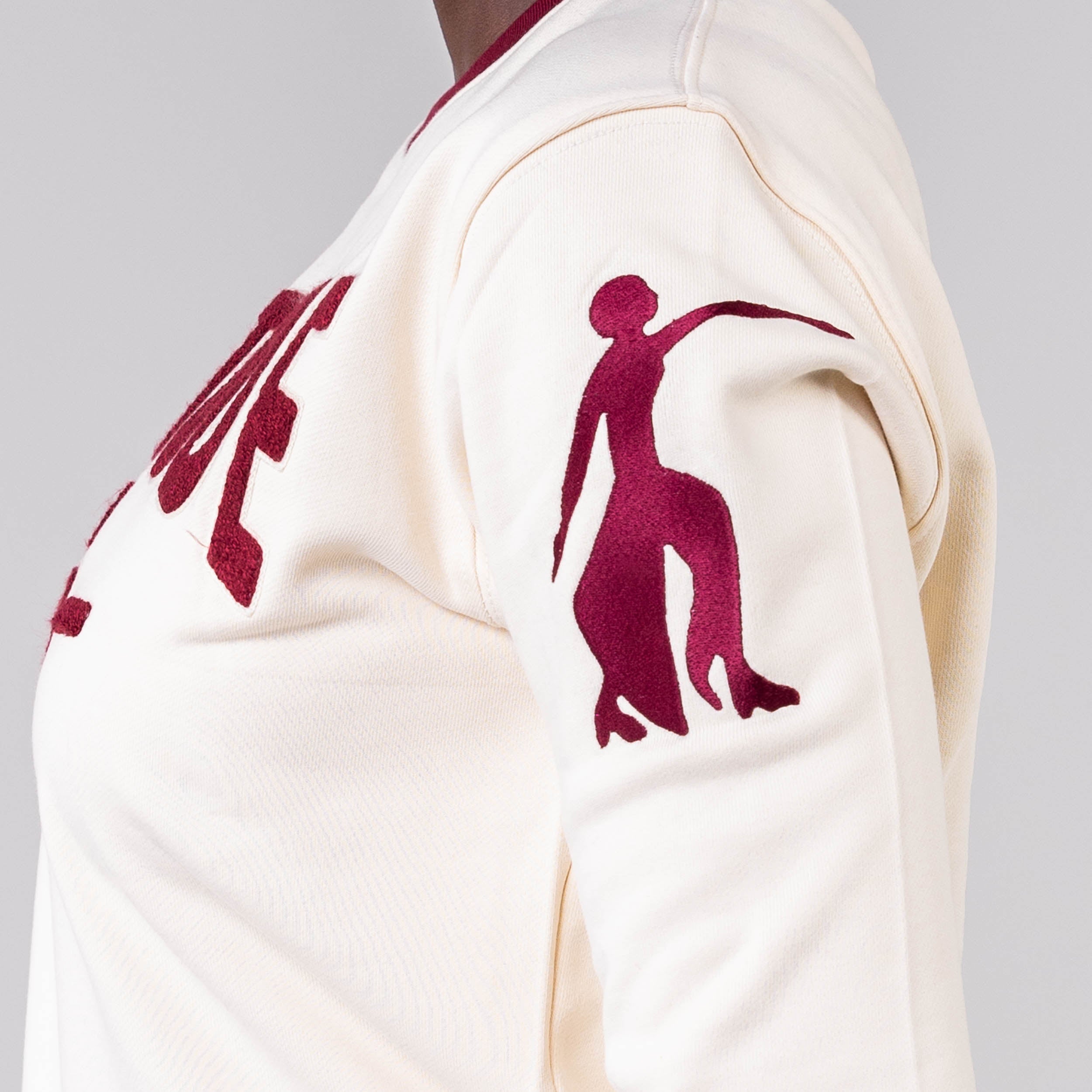 Delta Sigma Theta Fortitude Chenille Short/Jogger Set Cream Shirts Winters Industries by Fully Promoted Mesquite