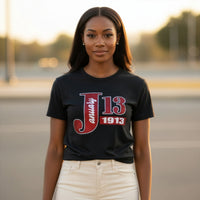 Delta Sigma Theta "January 13" 1913 Bling and Rhinestone Sweatshirt / Tshirt Shirts Winters Industries by Fully Promoted Mesquite S Black Tshirt