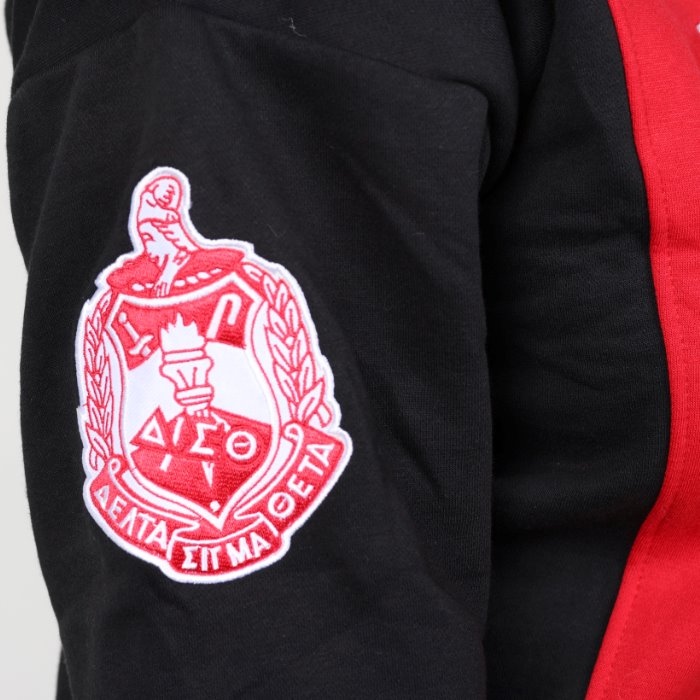 Delta Sigma Theta  Nineteen 13 "J13" Chenille and Embroidered Sweatshirt (Red/White)