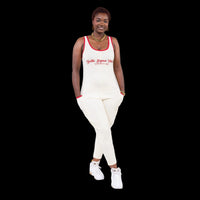 Delta Sigma Theta Romper Cream Shirts Winters Industries by Fully Promoted Mesquite
