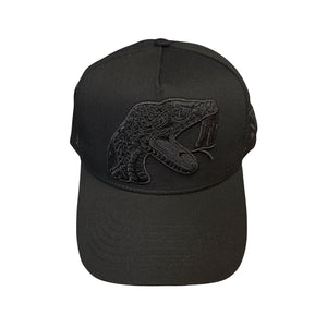 Florida A&M University (FAMU) HBCU 3D Embroidered Black on Black Cap Winters Industries