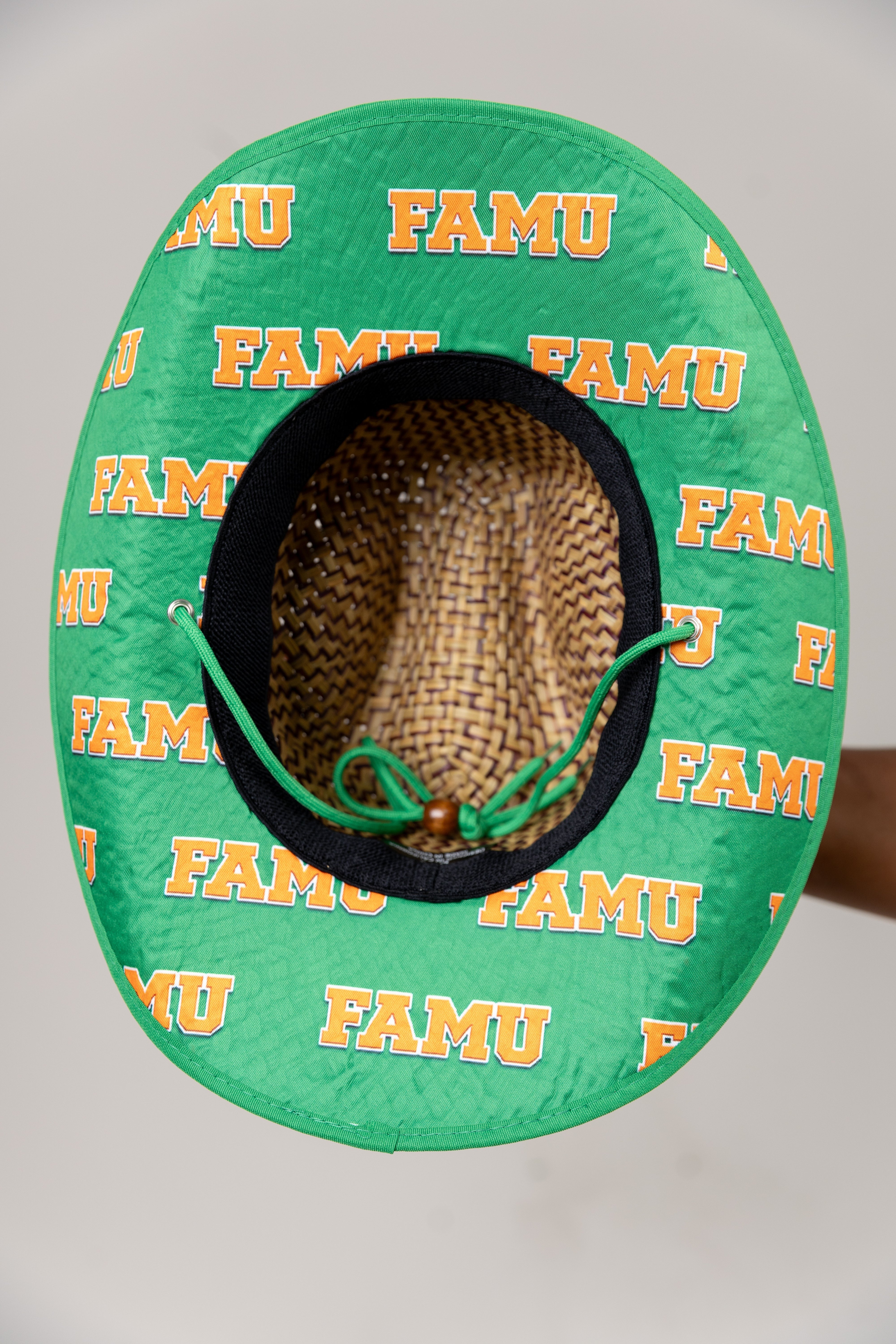Florida A&M University (FAMU) Straw Cowboy Hat with Strap Winters Industries