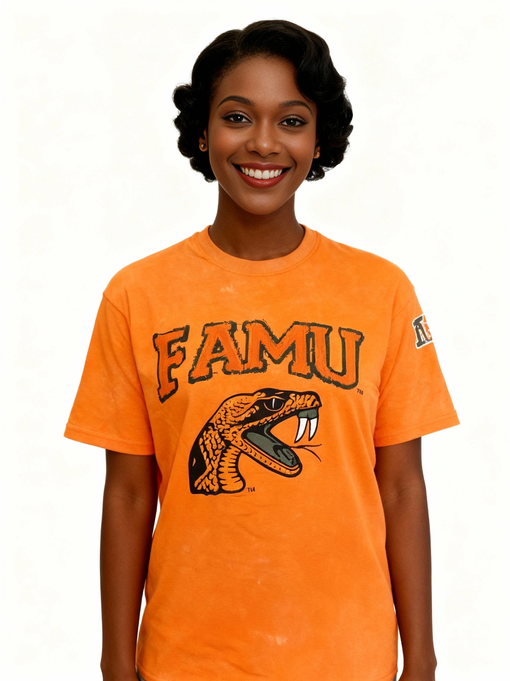 Florida A&M University HBCU Embroidered and Distressed Twill Tee Winters Industries