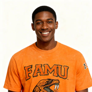 Florida A&M University HBCU Embroidered and Distressed Twill Tee Winters Industries