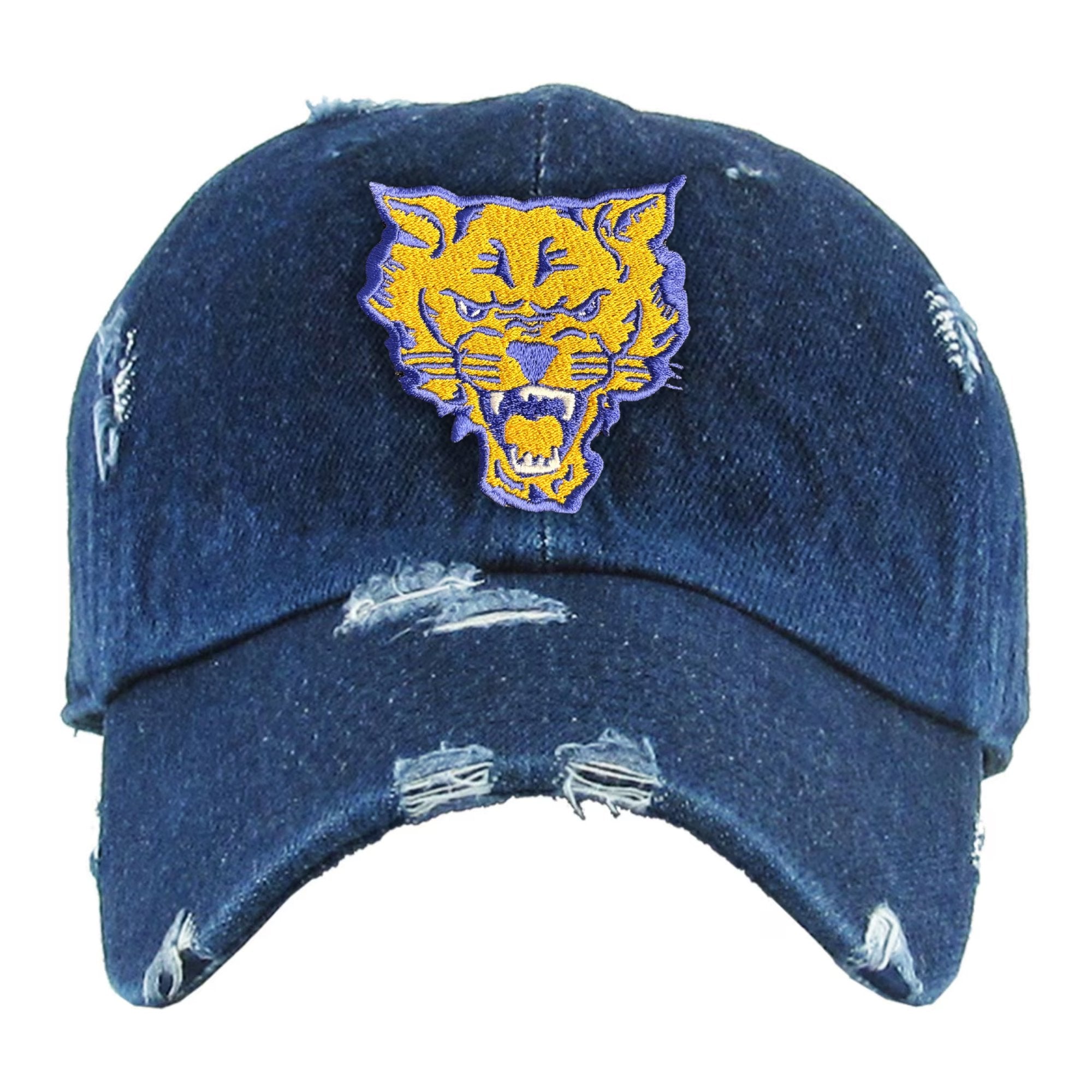 Fort Valley State University (FVSU) HBCU Distressed Cap Winters Industries Denim