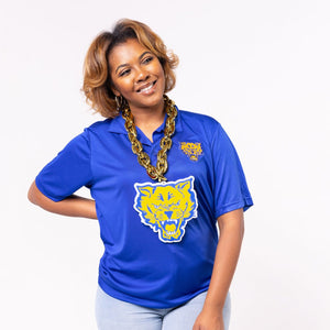 Fort Valley State University HBCU Big Chain Necklace with 3D Foam Pendant