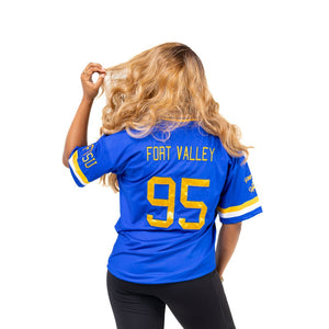 Fort Valley State University HBCU Embroidered Baseball Jersey