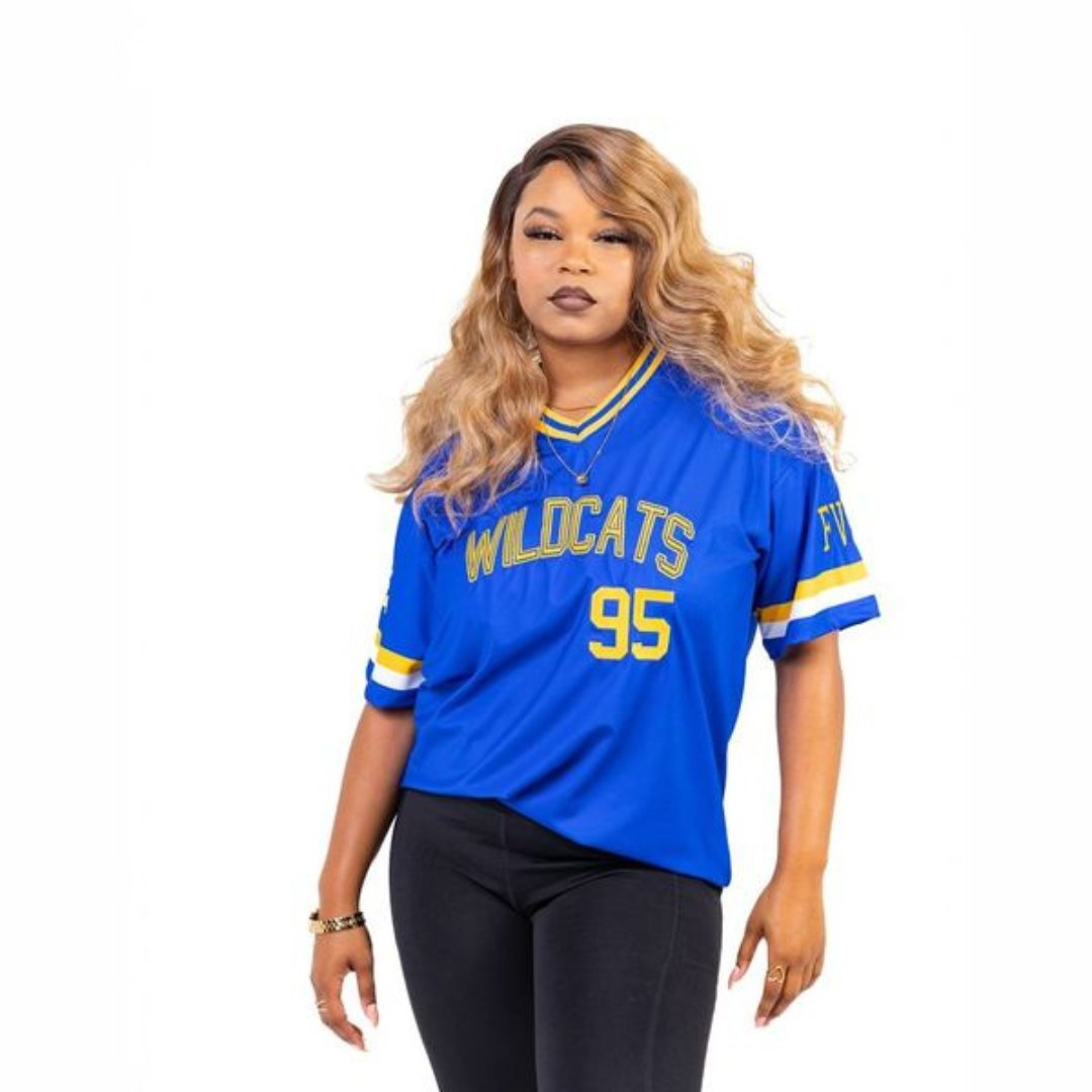 Fort Valley State University HBCU Embroidered Baseball Jersey