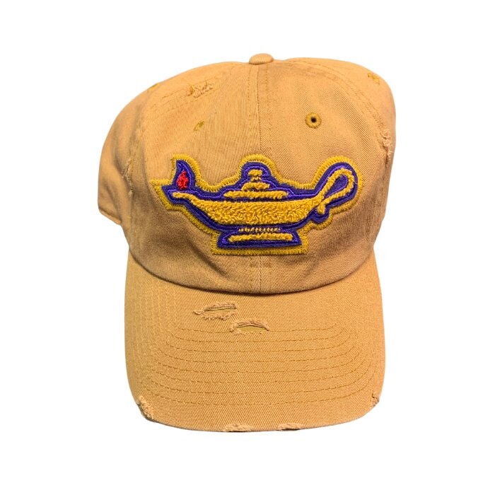 Gold Omega Psi Phi Chenille Cap Winters Industries LAMP