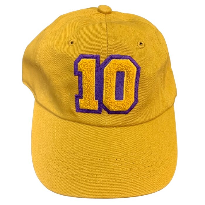 Gold Omega Psi Phi Chenille Cap Winters Industries NUMBER 10