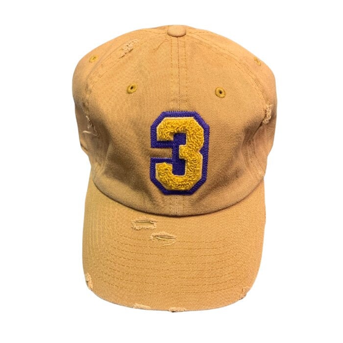 Gold Omega Psi Phi Chenille Cap Winters Industries NUMBER 3