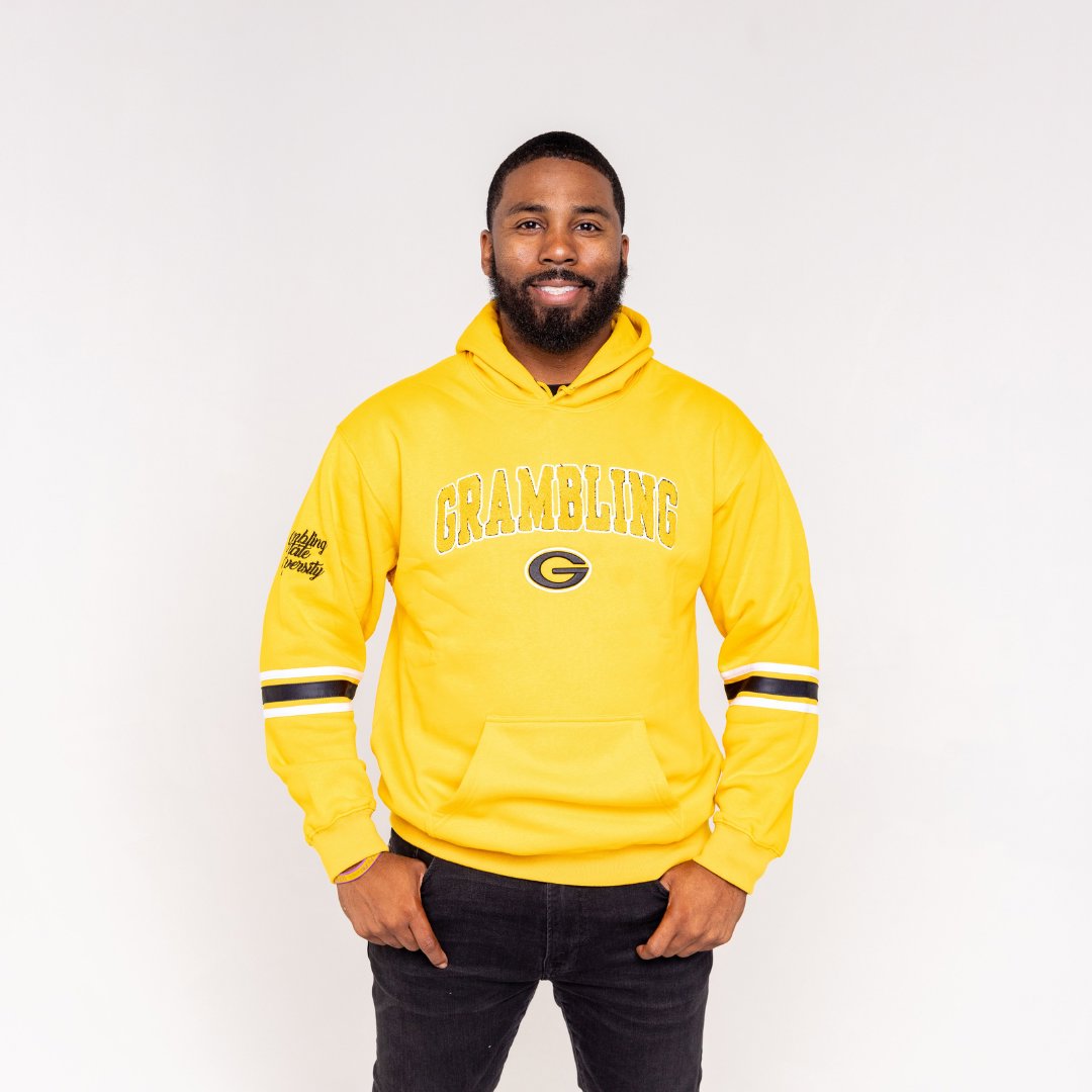 Grambling State University HBCU Gold Embroidered hoodie