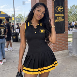 Grambling State University Black and Gold Golf / Tennis Dress Winters Industries