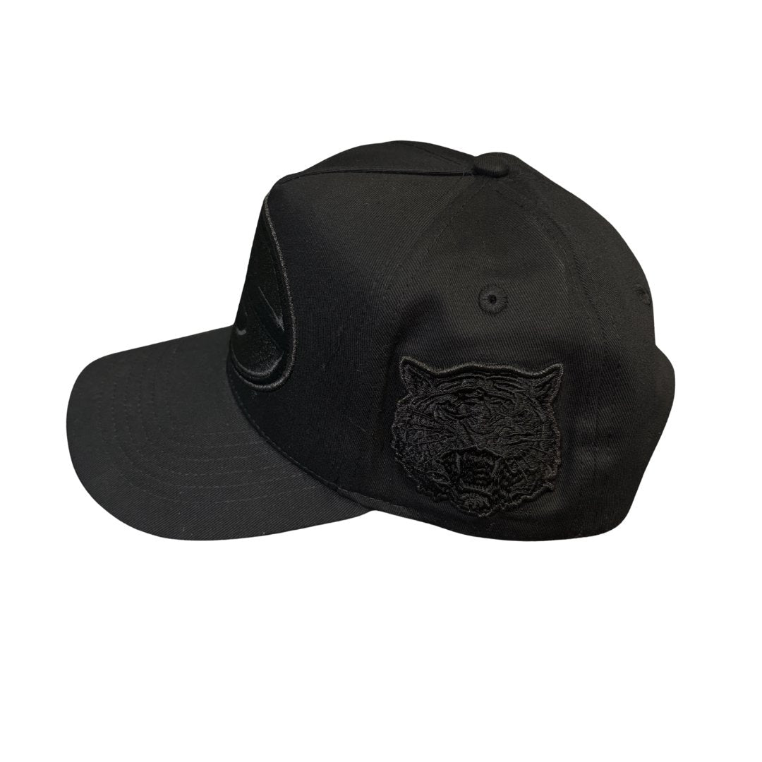 Grambling State University (GSU) HBCU 3D Embroidered Black on Black Cap Winters Industries