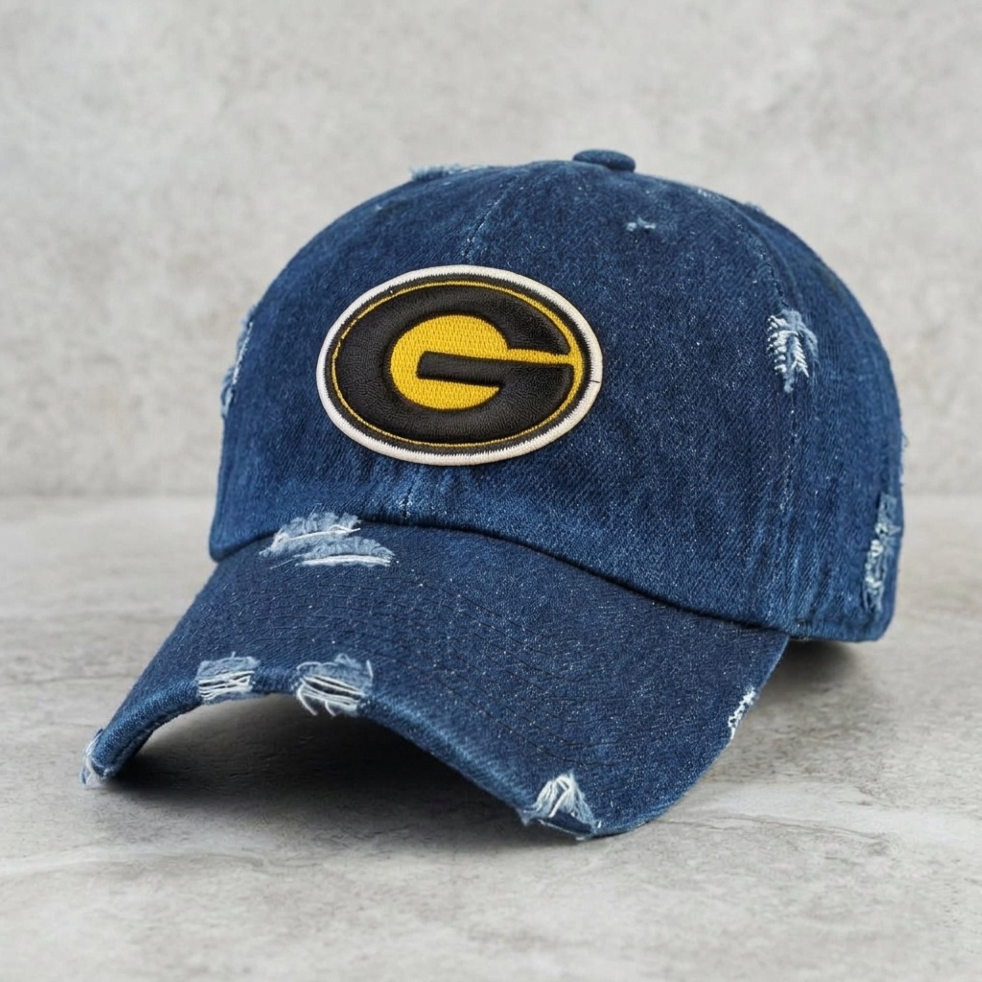 Grambling State University (GSU) HBCU Distressed Cap Winters Industries Denim