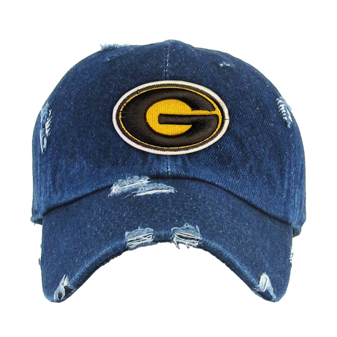 Grambling State University (GSU) HBCU Distressed Cap Winters Industries Denim