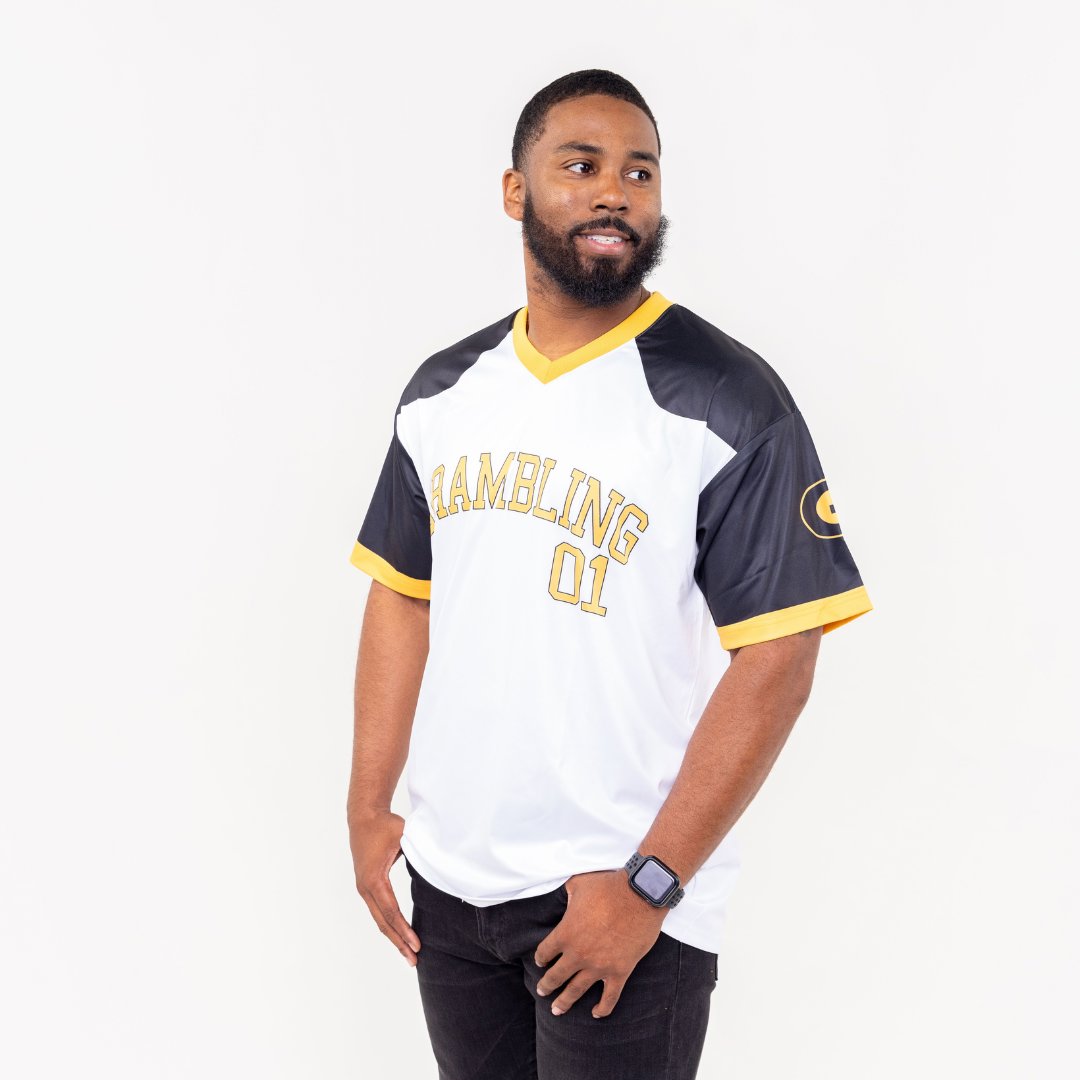 Grambling State University HBCU White Sublimated Baseball Jersey