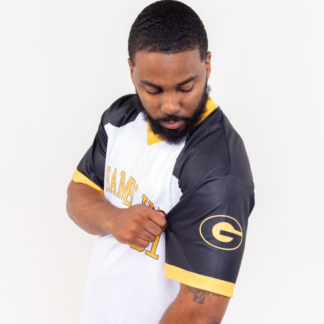 Grambling State University HBCU White Sublimated Baseball Jersey
