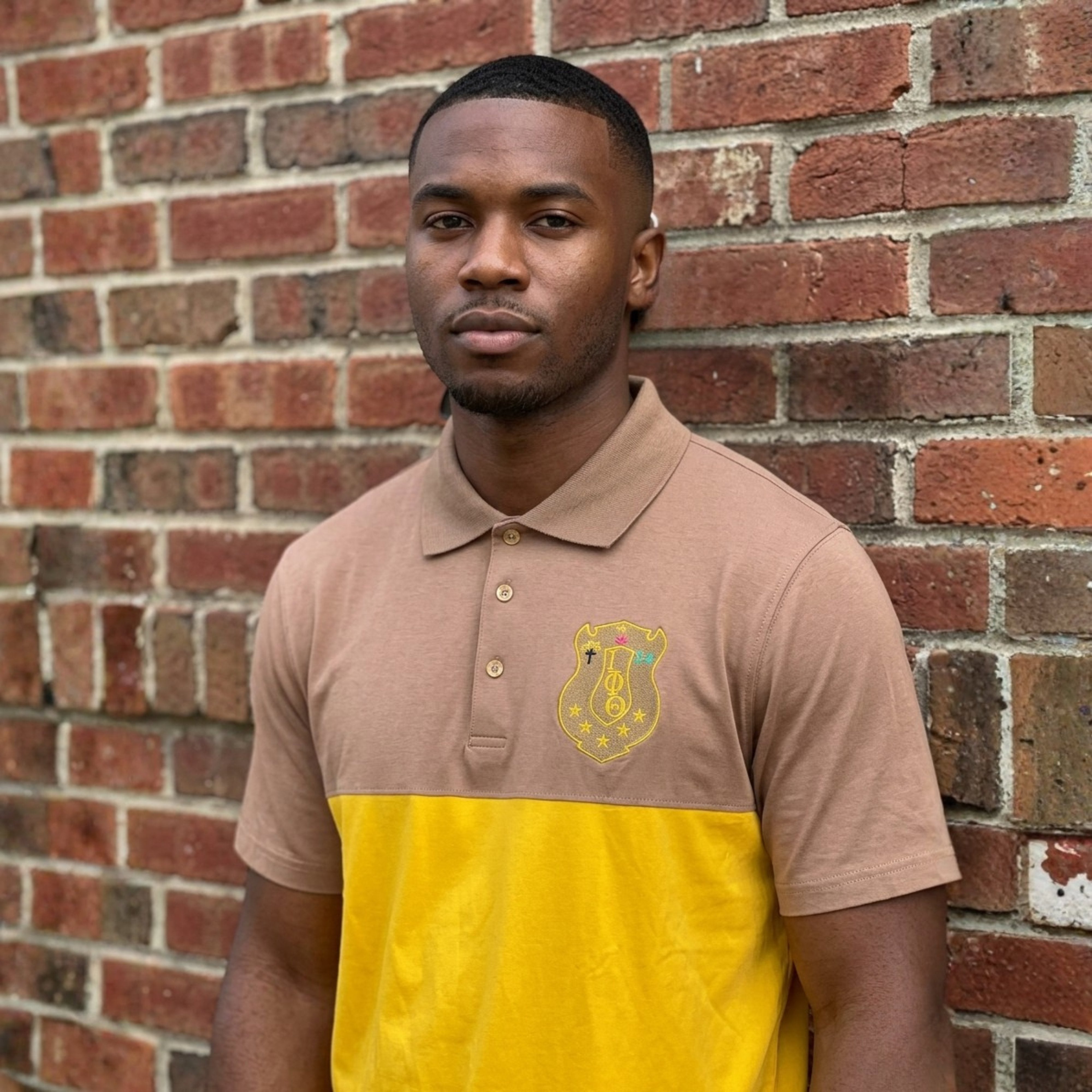 Iota Phi Theta 2 Tone Embroidered Polo Winters Industries