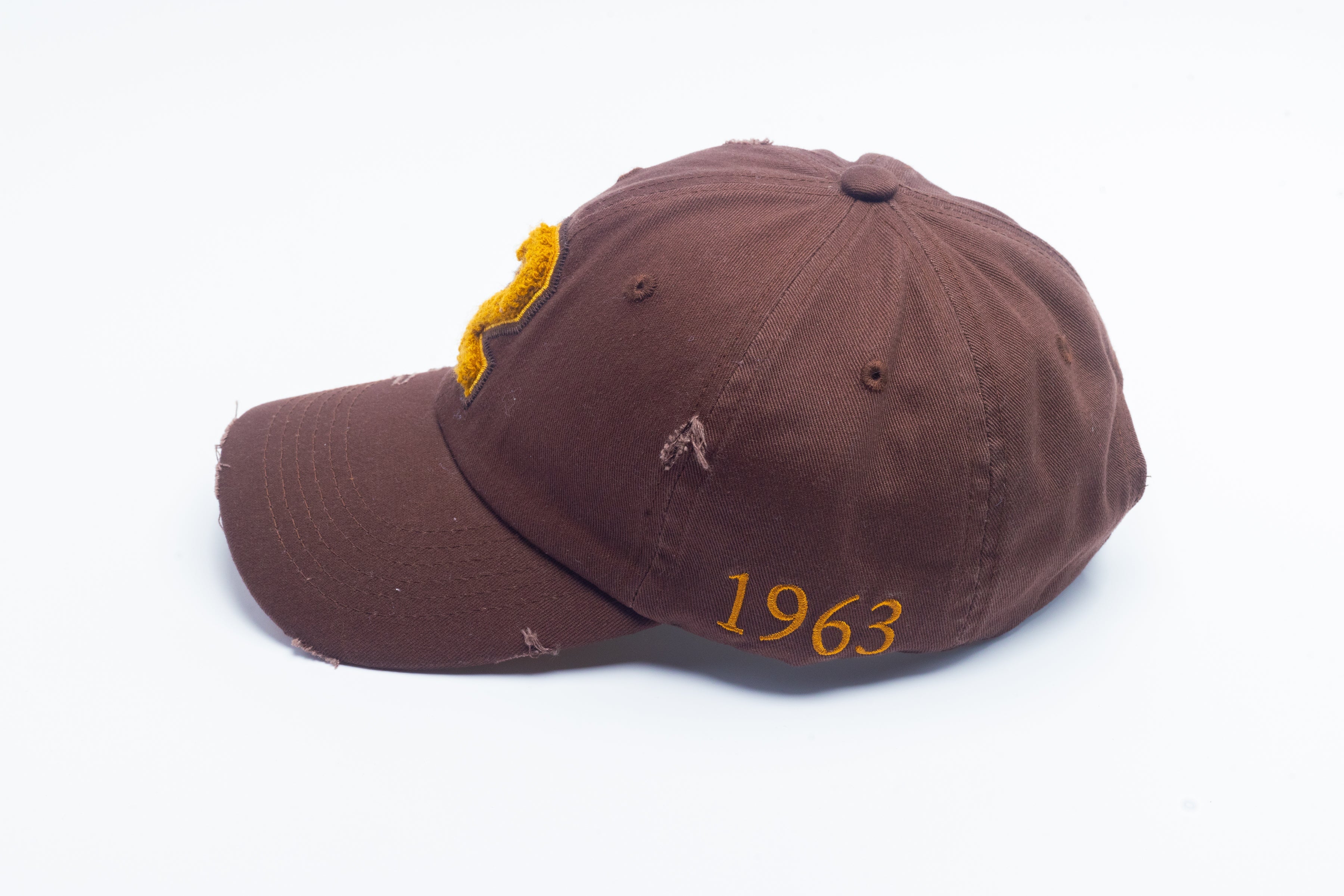 Iota Phi Theta Brown Chenille Cap with Line Number