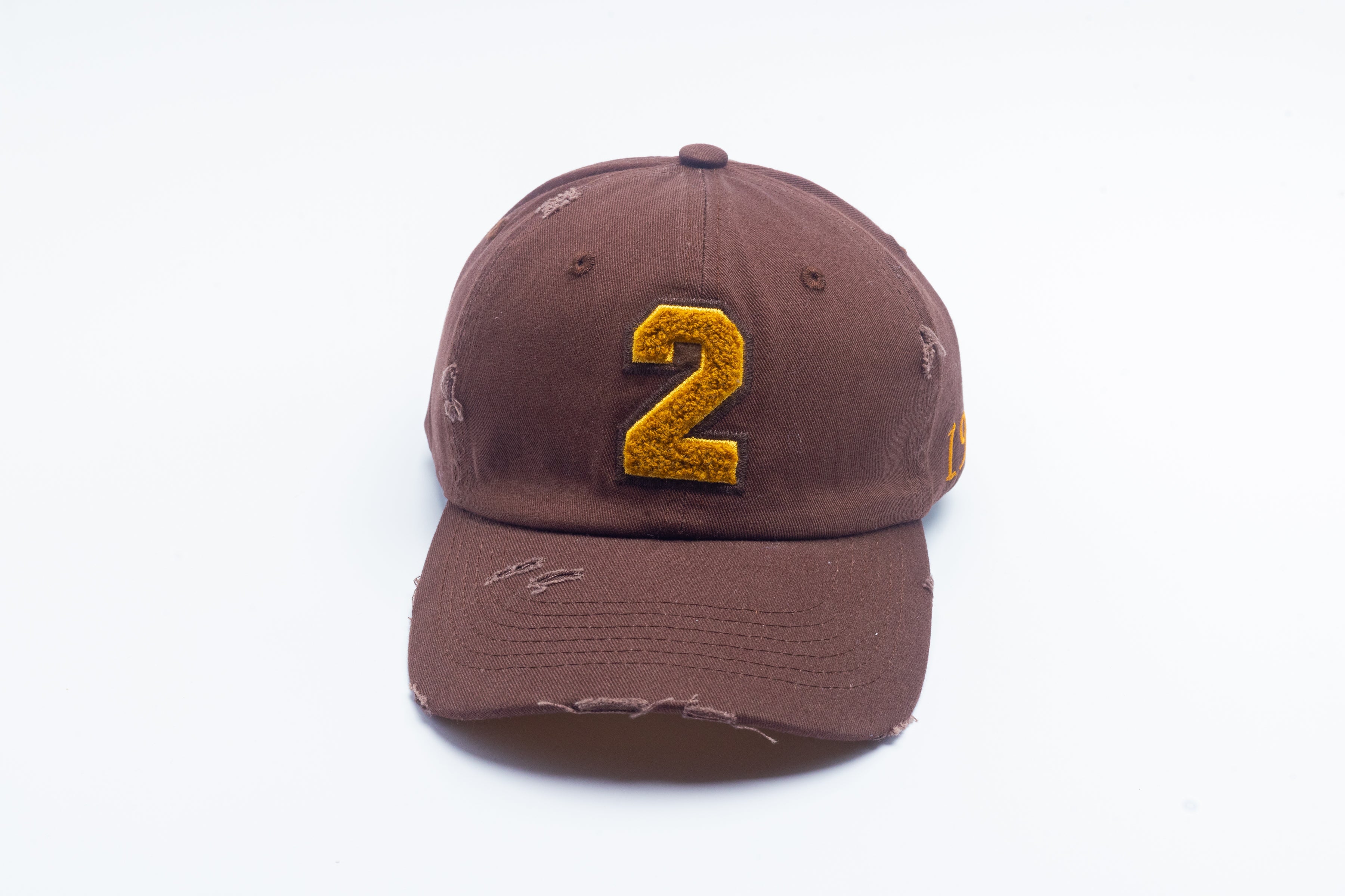 Iota Phi Theta Brown Chenille Cap with Line Number