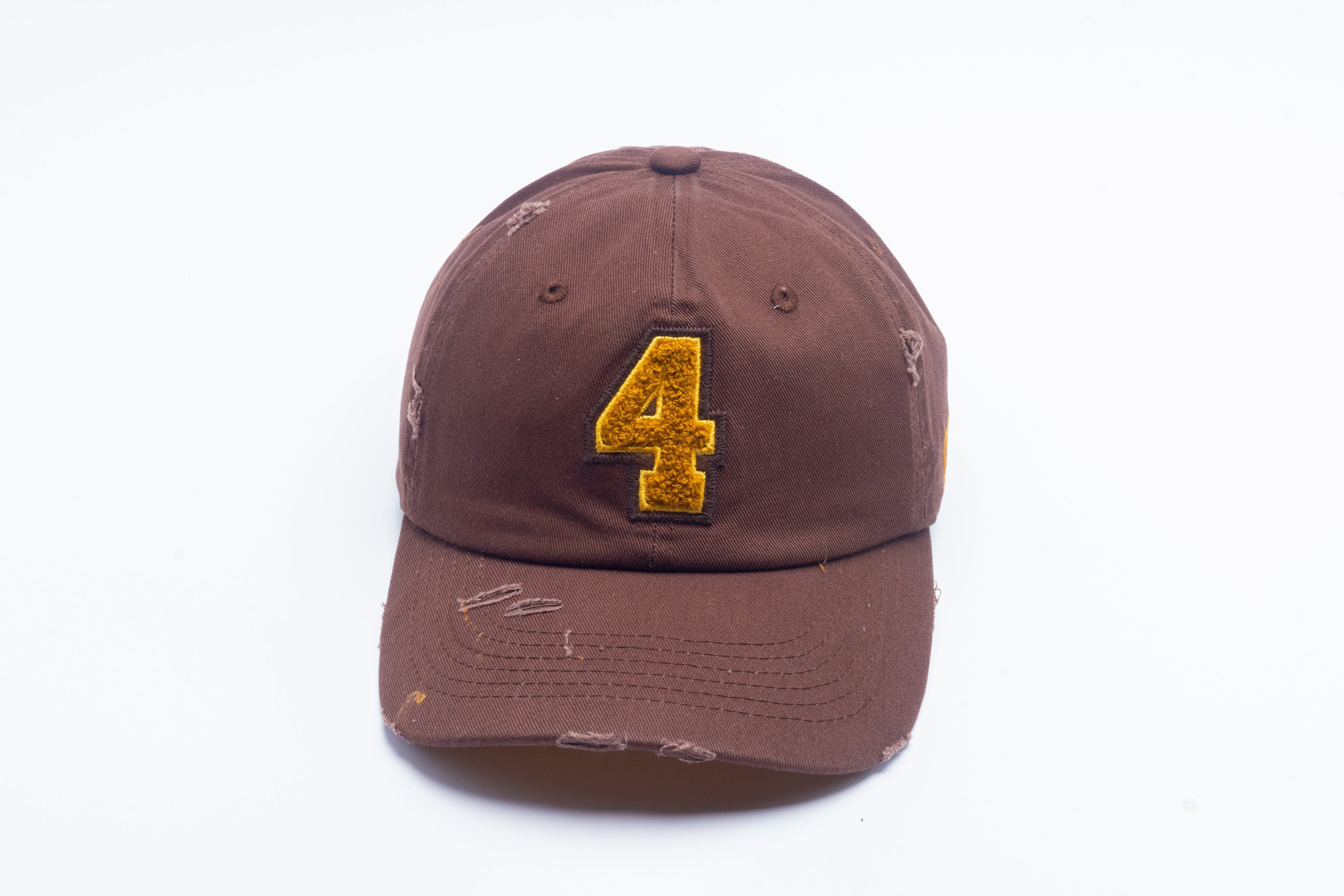 Iota Phi Theta Brown Chenille Cap with Line Number