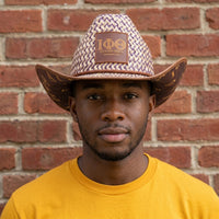 Iota Phi Theta Straw Cowboy Hat with Strap Winters Industries